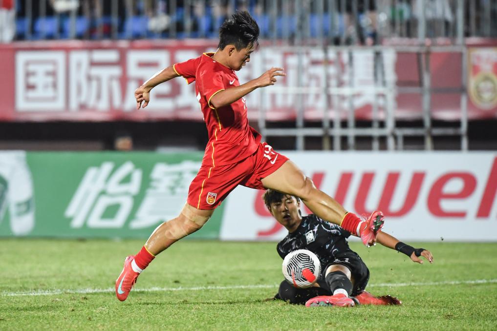 中国U16男足憾负韩国队获“和平杯”季军