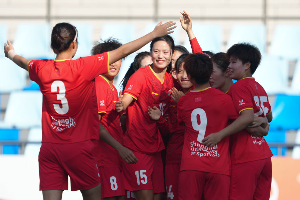 国际大体联足球世界杯：上体大击败北师大晋级女子组决赛