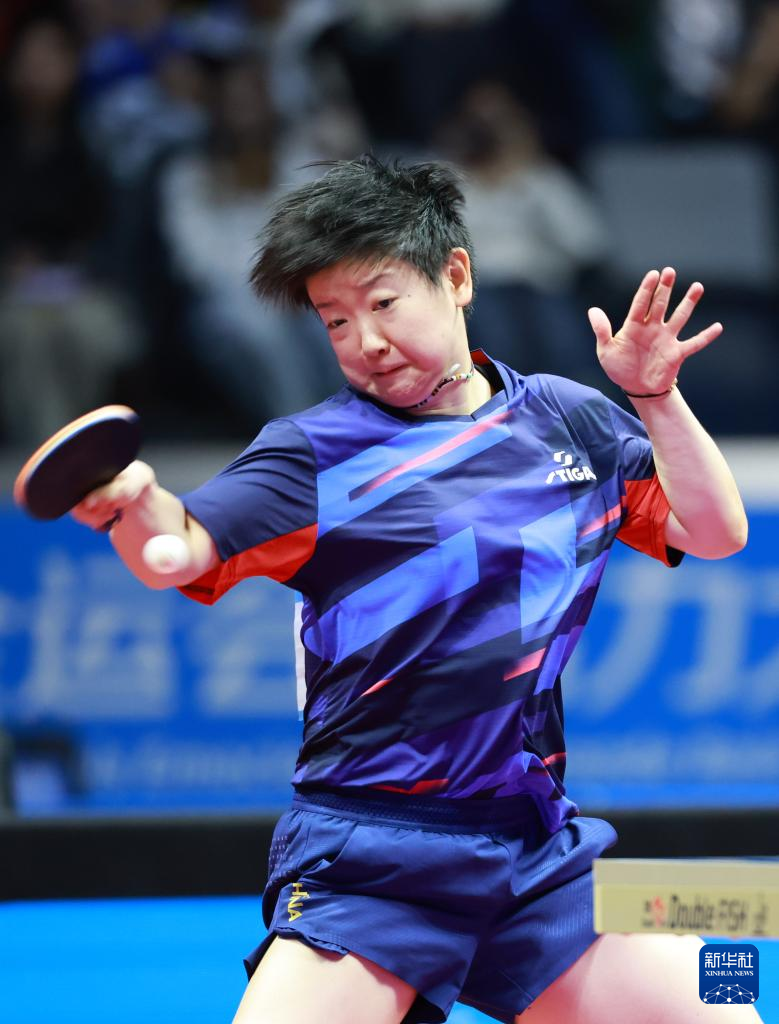 全运会丨乒乓球——女单八分之一决赛:孙颖莎晋级八强