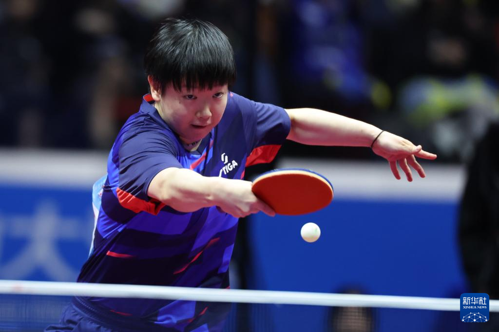 全运会丨乒乓球——女单八分之一决赛:孙颖莎晋级八强