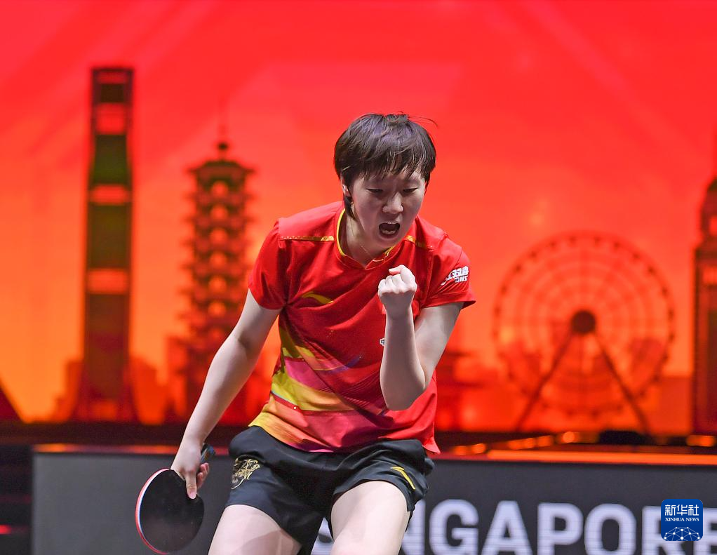 乒乓球——WTT香港总决赛：王曼昱晋级女单八强