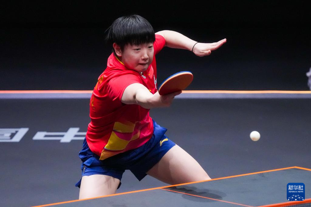 乒乓球——WTT香港总决赛：孙颖莎晋级女单八强