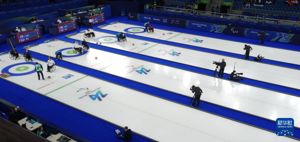 冬残奥会——轮椅冰壶混双循环赛：中国队胜拉脱维亚队