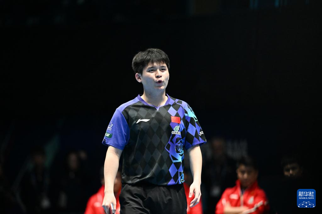 世乒赛:中国男队晋级16强