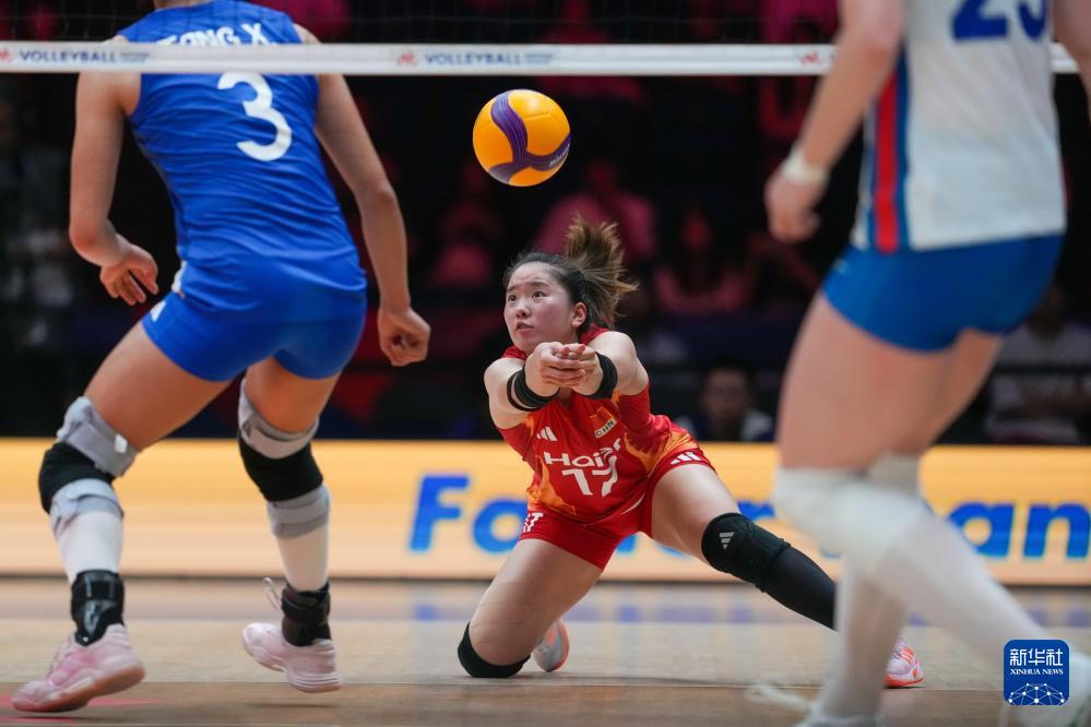 世界女排联赛中国南京站:中国队不敌捷克队