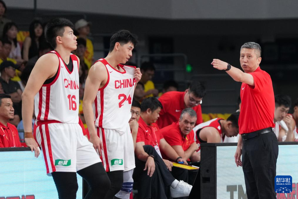 男篮热身赛:中国队胜塞尔维亚KK FMP俱乐部队