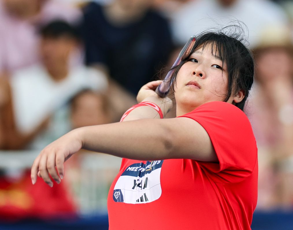 田径——钻石联赛巴黎站：严子怡夺得女子标枪冠军