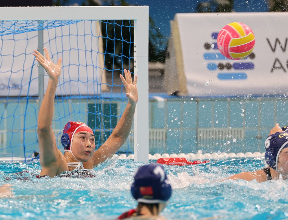 女子水球世界杯总决赛:中国队不敌美国队 无缘四强
