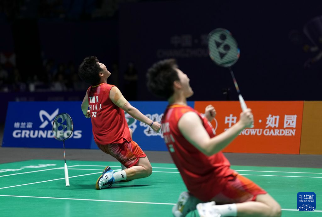 羽毛球——中国公开赛:刘圣书/谭宁获女双冠军