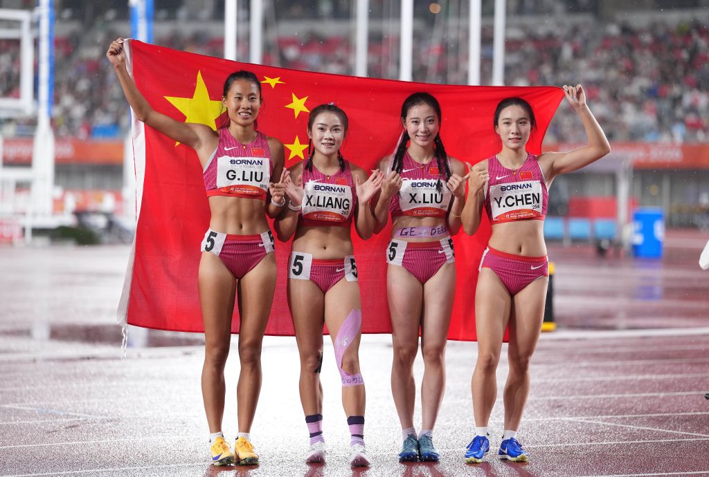 亚运会 | 田径综合：中国男、女百米接力双双卫冕