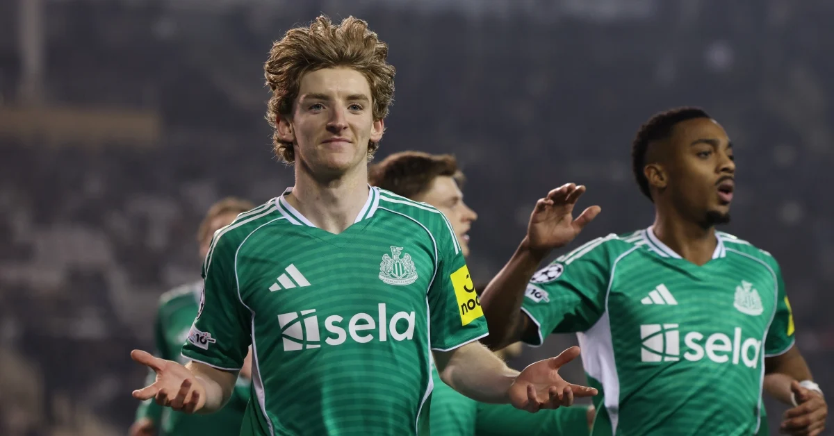 欧冠｜安东尼戈登大四喜 纽卡斯尔首回合大胜卡拉巴赫